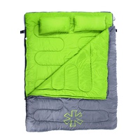 Спальный мешок Norfin Alpine Comfort Double 250 серый/зеленый
