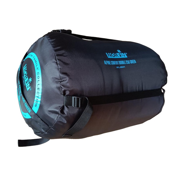 Спальный мешок Norfin Alpine Comfort Double 250 серый/зеленый