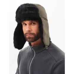 Шапка-ушанка Huntsman Евро (с маской) хаки, Норка