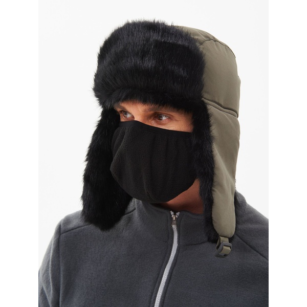 Шапка-ушанка Huntsman Евро (с маской) хаки, Норка
