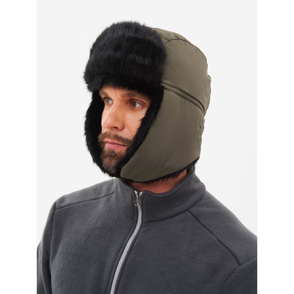 Шапка-ушанка Huntsman Евро (с маской) хаки, Норка