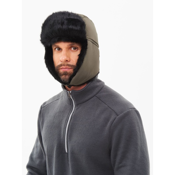 Шапка-ушанка Huntsman Евро (с маской) хаки, Норка