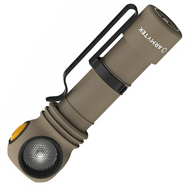 Мультифонарь светодиодный Armytek Wizard C2 Pro Max Magnet Sand USB+18650 (4000лм, холодный свет, аккумулятор)