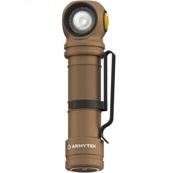 Мультифонарь светодиодный Armytek Wizard C2 Pro Max Magnet Sand USB+18650 (4000лм, холодный свет, аккумулятор)