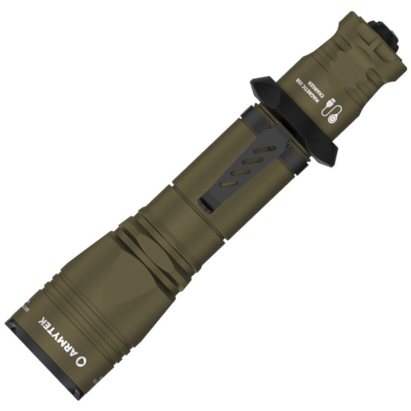 Фонарь тактический ArmyTek Dobermann Pro Magnet USB (1400 лм, теп. свет, аккумулятор) Олива