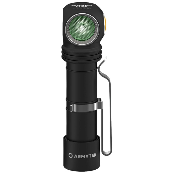 Фонарь Armytek Wizard C2 WG Magnet USB+18650(1100лм и 400лм, белый и зеленый свет, аккумулятор)