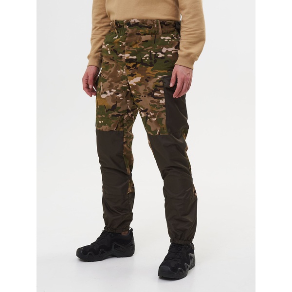 Костюм Huntsman Горка-3, демисезонный мультикам/хаки, combo тк. смесовая рипстоп/cat's eye