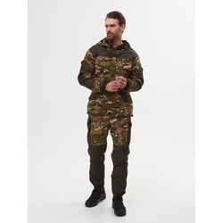 Костюм Huntsman Горка-3, демисезонный мультикам/хаки, combo тк. смесовая рипстоп/cat's eye