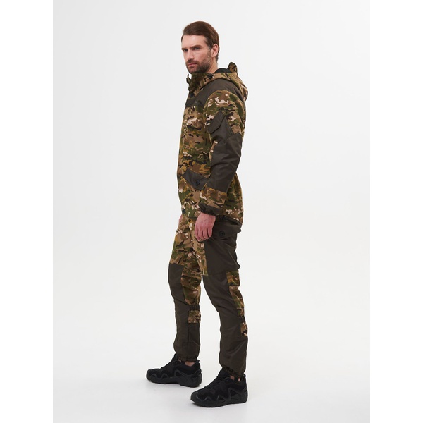 Костюм Huntsman Горка-3, демисезонный мультикам/хаки, combo тк. смесовая рипстоп/cat's eye