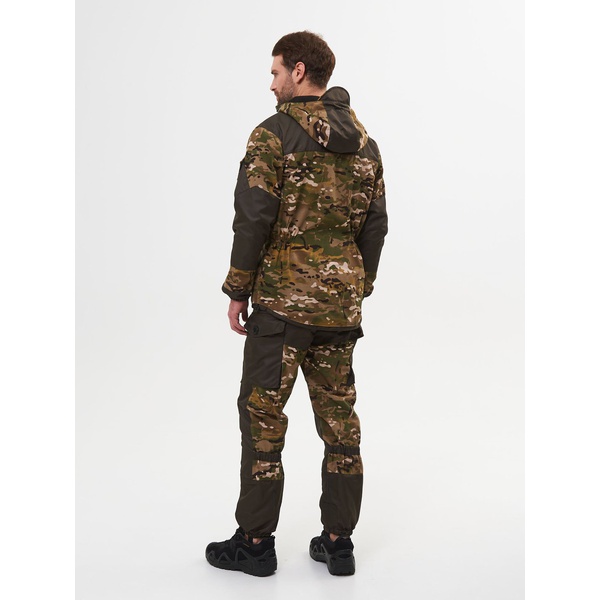 Костюм Huntsman Горка-3, демисезонный мультикам/хаки, combo тк. смесовая рипстоп/cat's eye