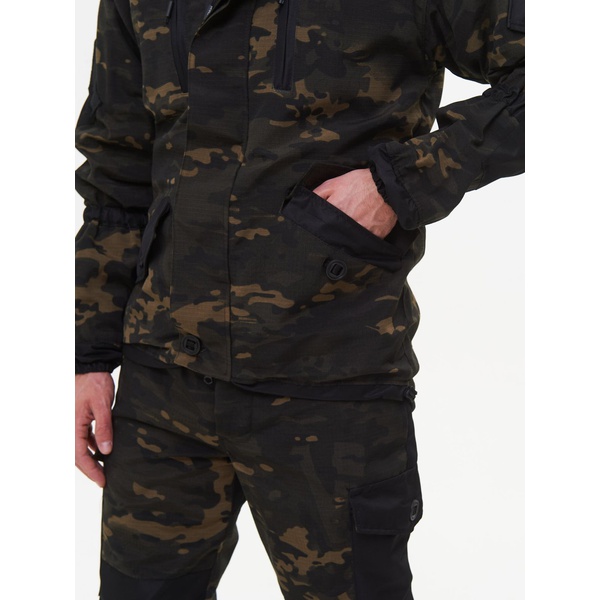 Костюм Huntsman Горка-5 Combo, демисезонный Мультикам City/черный, тк. смесовая рипстоп/cat's eye