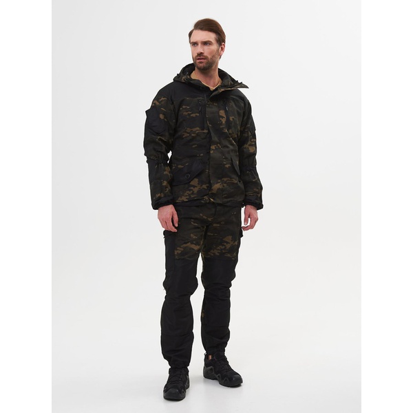Костюм Huntsman Горка-5 Combo, демисезонный Мультикам City/черный, тк. смесовая рипстоп/cat's eye