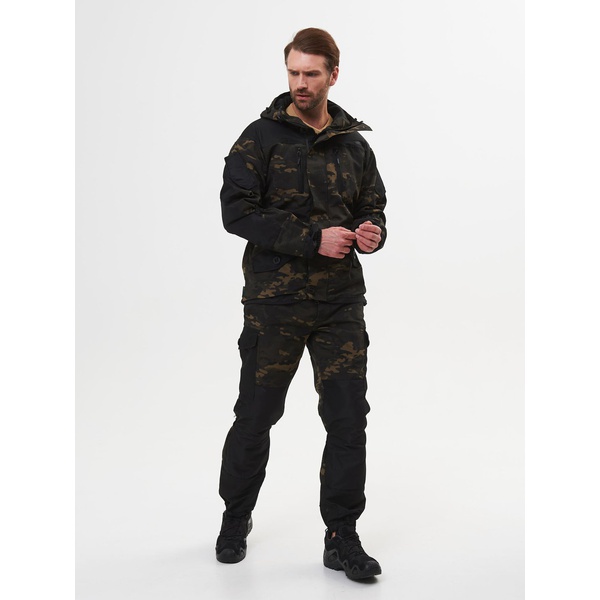 Костюм Huntsman Горка-5 Combo, демисезонный Мультикам City/черный, тк. смесовая рипстоп/cat's eye