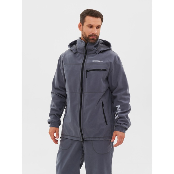 Костюм демисезонный Huntsman Никс Люкс (Alova Windblock) серый