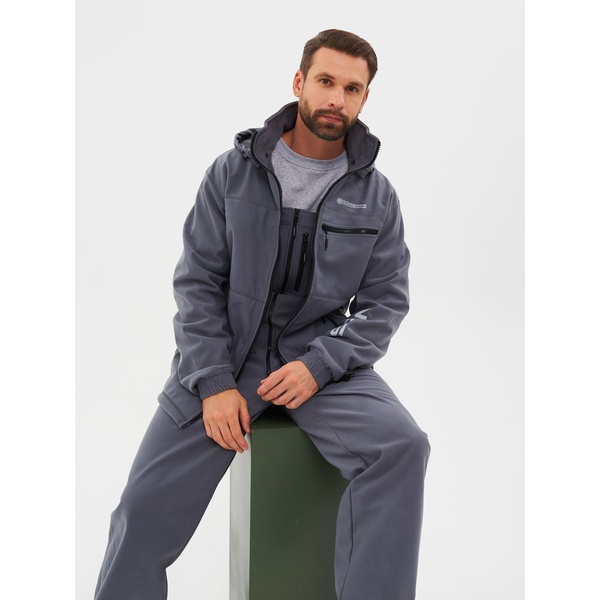 Костюм демисезонный Huntsman Никс Люкс (Alova Windblock) серый