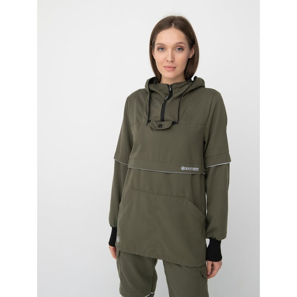 Костюм женский Huntsman Антигнус-люкс (с ловушками и пыльниками) хаки, тк. Cotton