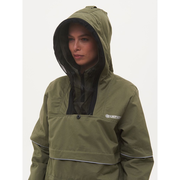 Костюм женский Huntsman Антигнус-люкс (с ловушками и пыльниками) хаки, тк. Cotton