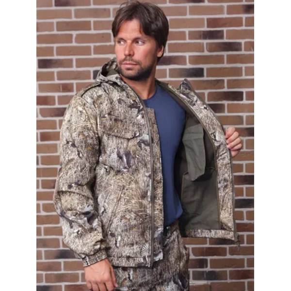 Костюм Taygerr Тактик New лесной камыш, тк. Дюспо-Флис