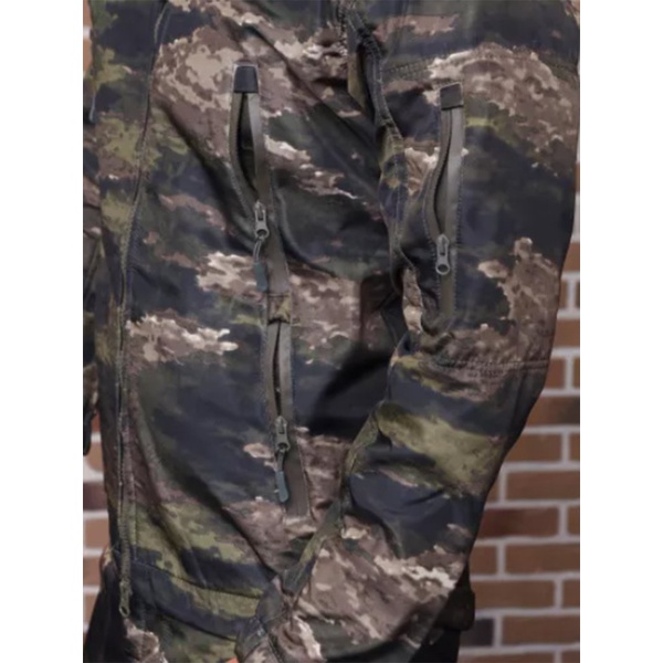 Костюм Taygerr Тритонный зелёный тигр, тк. Дюспо-флис