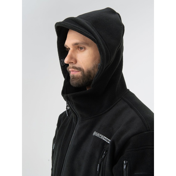 Куртка Huntsman Камелот чёрный, тк. Polar Fleece