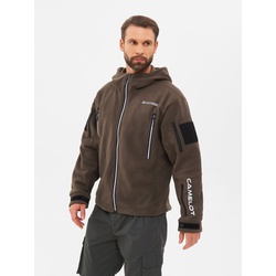 Куртка Huntsman Камелот хаки, тк. Polar Fleece