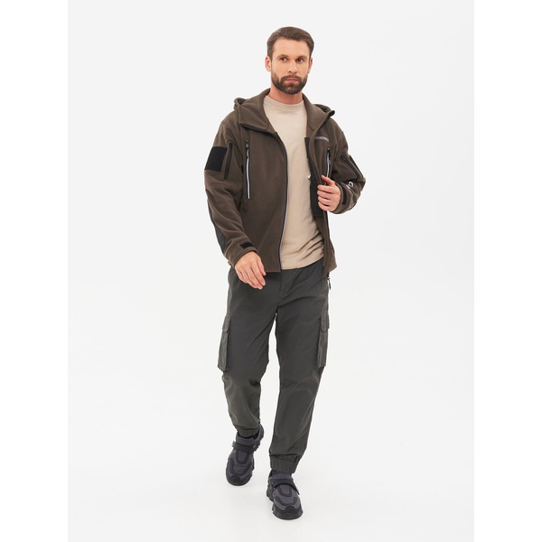 Куртка Huntsman Камелот хаки, тк. Polar Fleece
