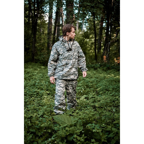 Костюм Taygerr Антиклещ New серая цифра, тк. твил