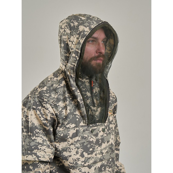 Костюм Taygerr Антиклещ New серая цифра, тк. твил