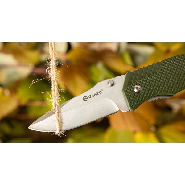Нож Ganzo G618 Exclusive Edition зелёный