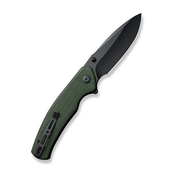 Нож Sencut Slashkin D2 Steel Black Handle Canvas Micarta Green