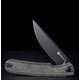 Нож Sencut Scitus D2 Steel Black Stonewashed Handle Dark Canvas Micarta Green. Фото 5