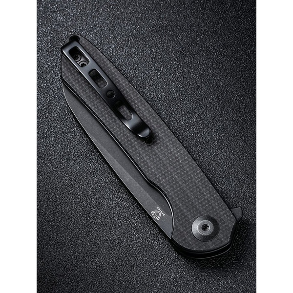 Нож Sencut Kyril Steel Black Stonewashed Handle Black, Micarta