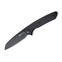 Нож Sencut Kyril Steel Black Stonewashed Handle Black, Micarta