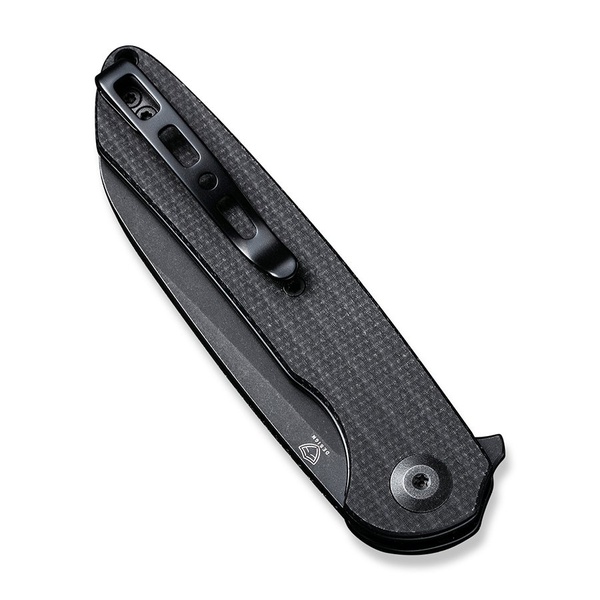 Нож Sencut Kyril Steel Black Stonewashed Handle Black, Micarta