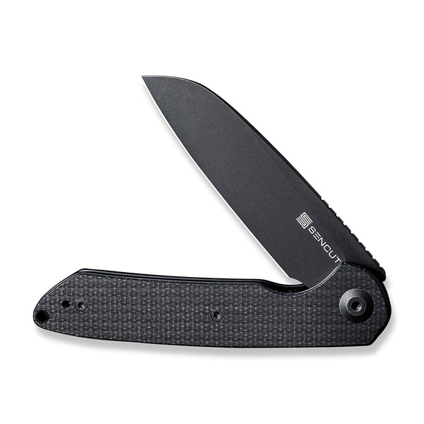 Нож Sencut Kyril Steel Black Stonewashed Handle Black, Micarta