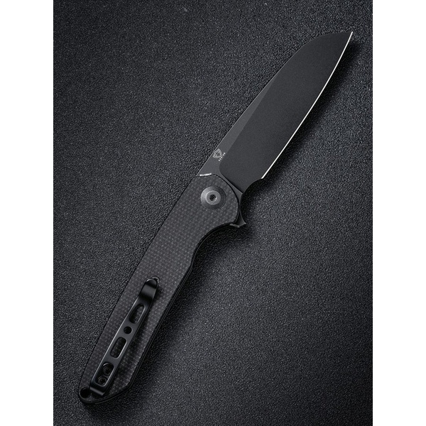 Нож Sencut Kyril Steel Black Stonewashed Handle Black, Micarta