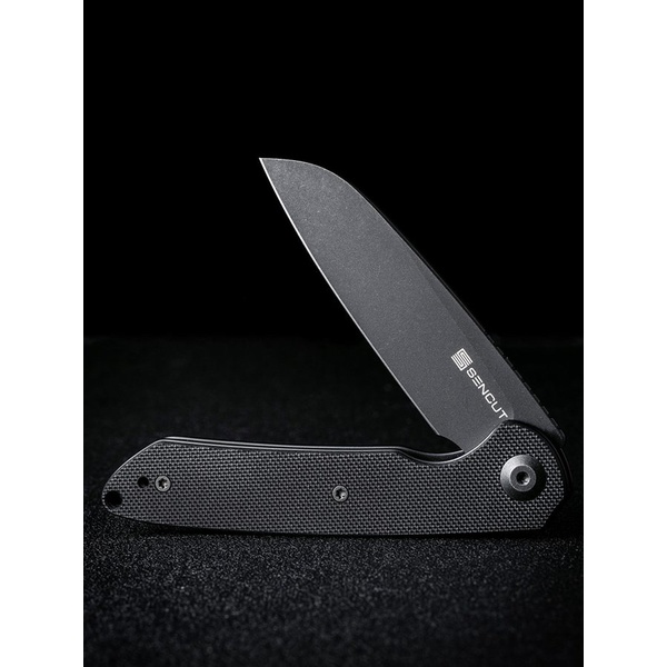 Нож Sencut Kyril Steel Black Stonewashed Handle Black, G10