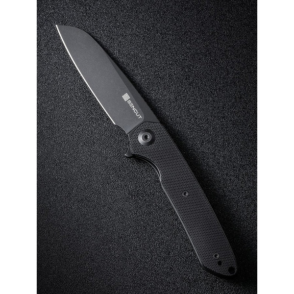 Нож Sencut Kyril Steel Black Stonewashed Handle Black, G10