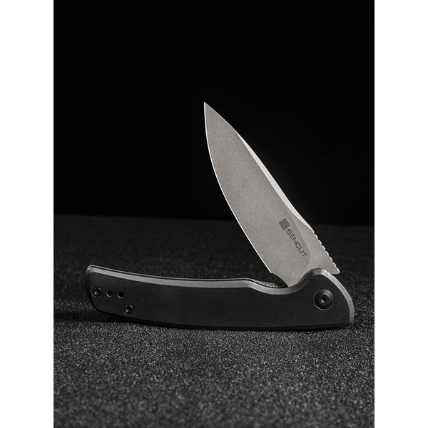 Нож Sencut Tynan Steel Gray Stonewashed Handle Stainless Black