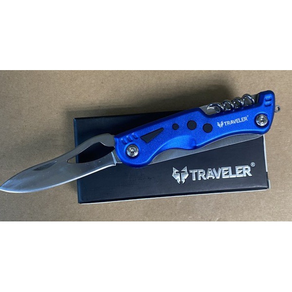 Нож складной перочинный Traveler MS002G Голубой