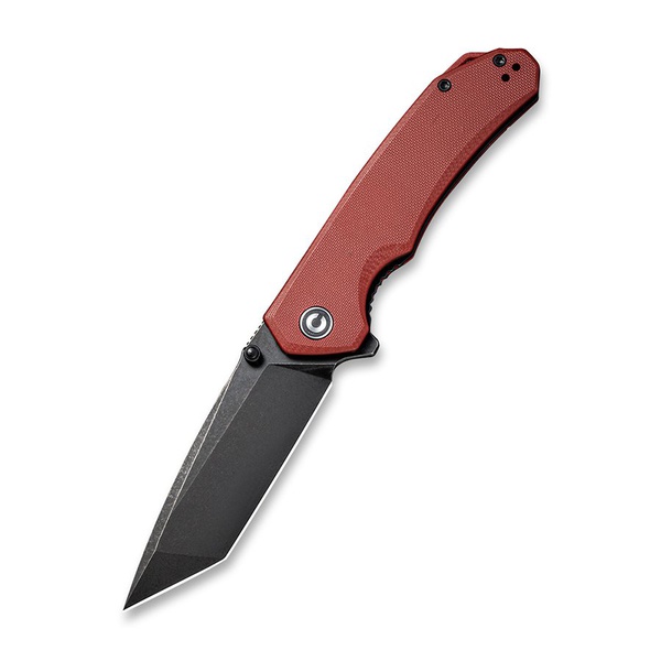 Нож Civivi Brazen D2 Steel Black stonewashed Handle G10 Burgundy