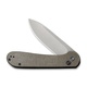 Нож Civivi Button Lock Elementum Steel Gray Stonewashed Handle Micarta Green. Фото 4