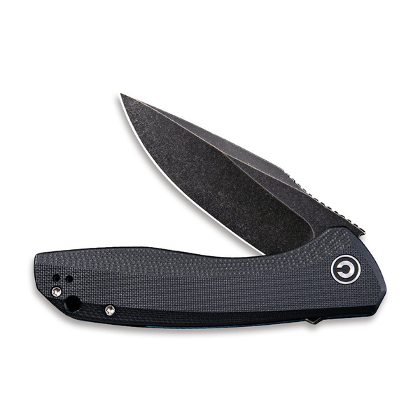 Нож Civivi Baklash Steel Black Stonewashed Handle G10 Black