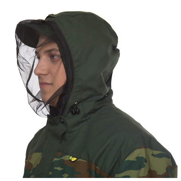 Костюм защитный БИОСТОП Лайт Зеленый камуфляж/ охотничий зеленый