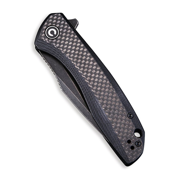 Нож Civivi Baklash Steel Black Stonewashed Handle G10 Black Carbon