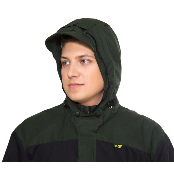 Костюм защитный БИОСТОП Лайт Чёрный/охотничий зеленый