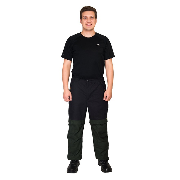 Костюм защитный БИОСТОП Лайт Чёрный/охотничий зеленый