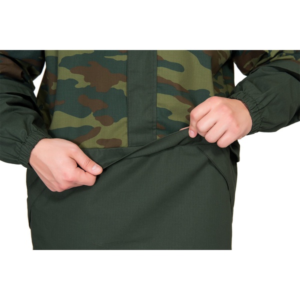 Костюм защитный БИОСТОП Лайт Чёрный/охотничий зеленый