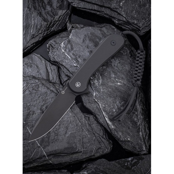 Нож Civivi Fixed Blade Elementum Steel Black Stonewash Handle G10