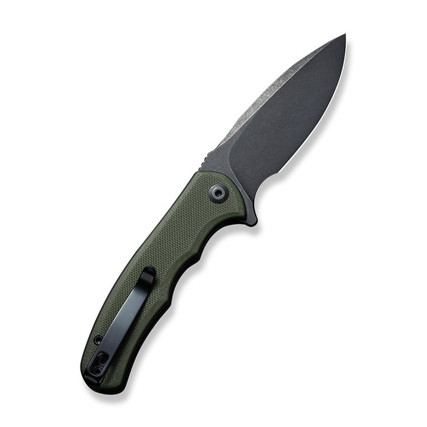 Нож Civivi Mini Praxis Steel Black Stonewashed OD Handle G10 Green